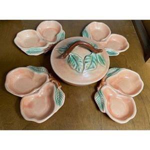 Belmar of California Pear/Peach Dish and Dessert Set 320 U.S.A